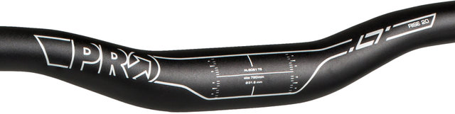 PRO Manillar LT Low Rise 20mm Riser 31.8 - negro/720 mm 8°
