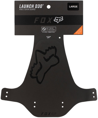 Fox Head Protectores de rodillas y espinillas Launch D3O - black/L