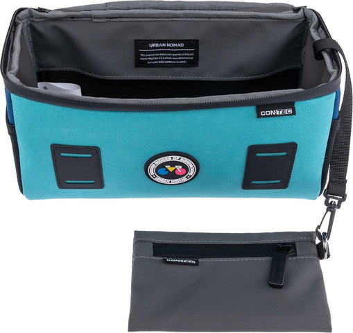 CONTEC Bolsa de Manillar Urban Nomad Front 4.2 - ocean turquoise-midnight blue | 4200 