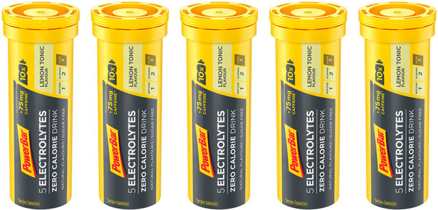 5Electrolytes Sports Drink Sportgetränk Brausetabletten - 5 Stück - lemon tonic/210 g