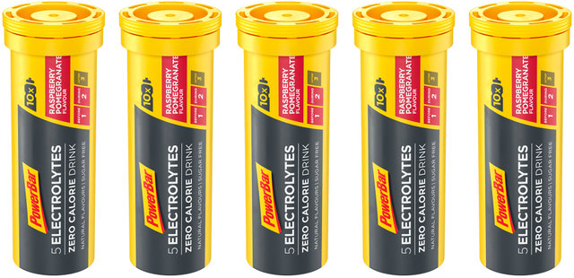 5Electrolytes Sports Drink Sportgetränk Brausetabletten - 5 Stück - raspberry pomegranate/210 g