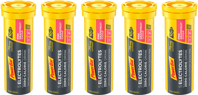 5Electrolytes Sports Drink Sportgetränk Brausetabletten - 5 Stück - pink grapefruit/210 g