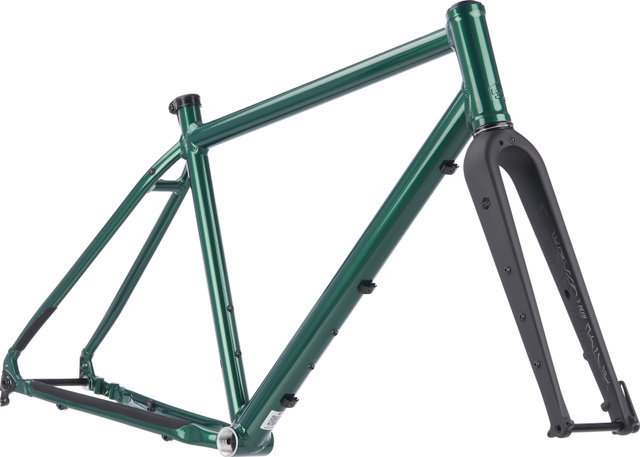 bc original Kit de Cadre Flint 28" avec Groupe Shimano GRX RX810 - vert foncé | M | Axe Traversant 12 mm