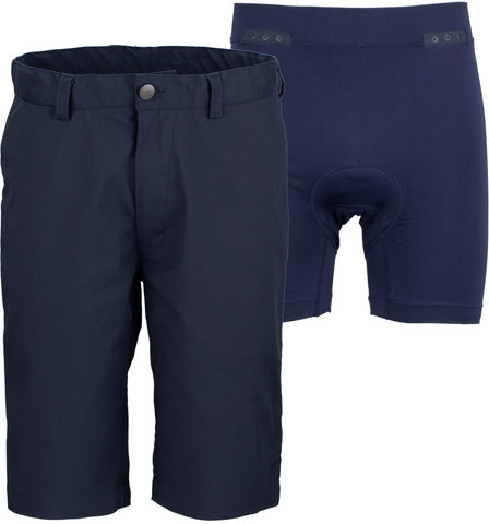 Hummvee Chino Shorts con pantalones interiores - navy/M