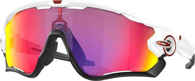 Oakley Jawbreaker Brille - polished white | prizm road