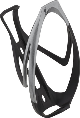 Specialized Rib Cage II Flaschenhalter - matte black-liquid silver