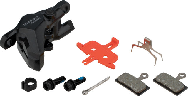 Shimano Étrier de frein Deore BR-M6100 avec Plaquettes en Résine - noir/Ensemble/sans