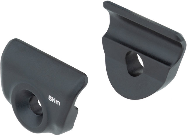 Plaques de Serrage de Selle, ovales - black/universal