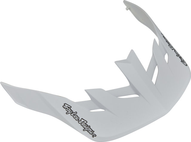 Troy Lee Designs Visera de repuesto para cascos Youth Flowline MIPS - orbit white