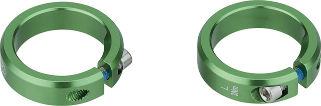 Peaty's Bagues de serrage Monarch Grips - emerald