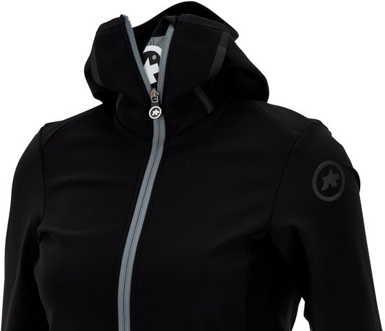 ASSOS Trail Women's Winter Softshell Rain Jacket - black series/S