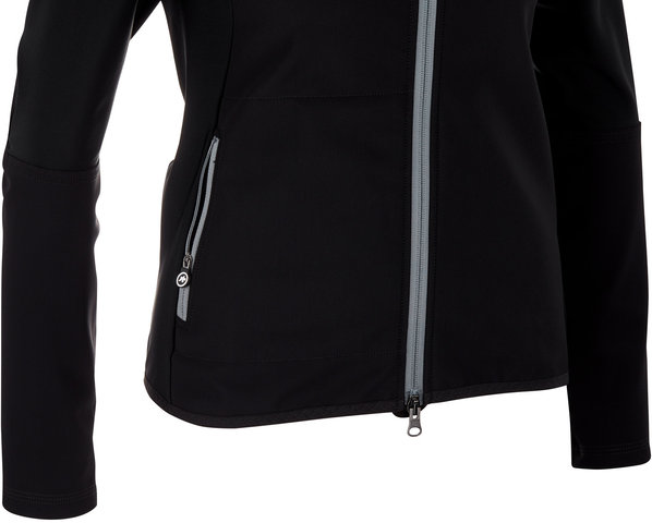 ASSOS Trail Women's Winter Softshell Rain Jacket - black series/S