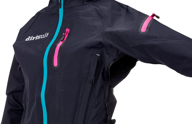 Dirtsuit Pro Edition Ladies - black-azure-turq/S