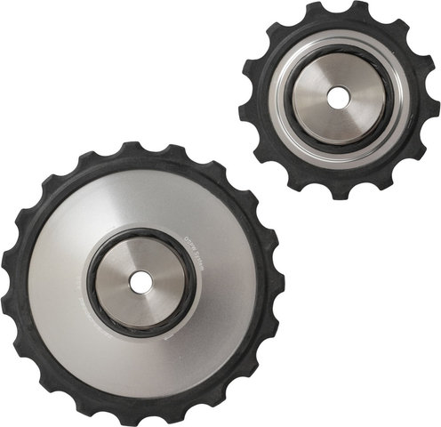 CeramicSpeed OSPW AlphaDisc pulley wheels Shimano 12-speed - silver | 13 teeth (guide pulley), 19 teeth (tension pulley)