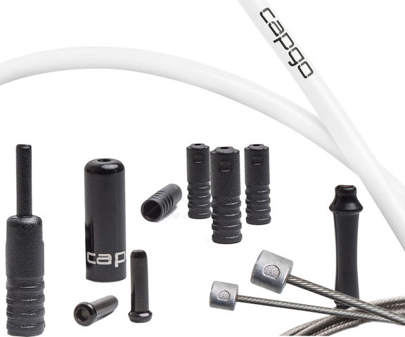 capgo BL Shift Cable set for Campagnolo - white