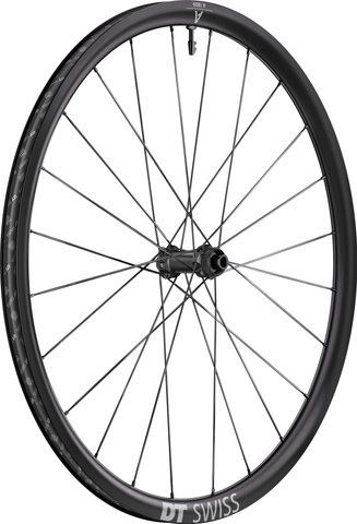 DT Swiss Rueda A 1800 Spline 30 mm 28'' - negro | sólo rueda delantera | 28" | 100 mm | 142 mm