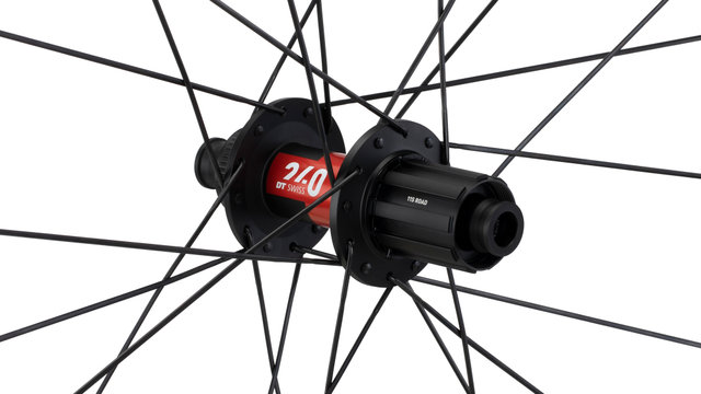 Set de Roues en Carbone GR40 Disc Center Lock 28" - carbone UD-noir/Set de 28" (avant 12x100 + arrière 12x142) Shimano