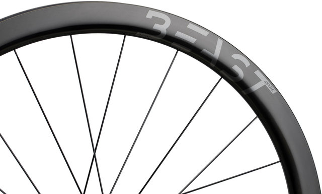 BEAST Components GR40 Center Lock Disc Carbon 28" Wheelset - UD carbon-black/28" set (front 12x100 + rear 12x142) Shimano