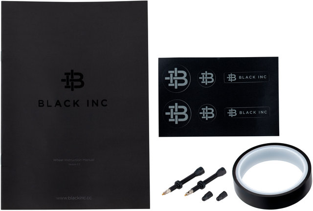 Black Inc Juego de ruedas Twenty All Road Disc Carbon 28" - black/28" set (RD 12x100 + RT 12x142) Shimano