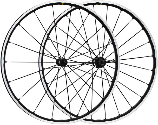 Mavic Ksyrium SL Wheelset - black/28" set (front 9x100 + rear 10x130) Shimano