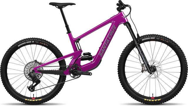 Santa Cruz Heckler SL 1 C GX AXS Mixed E-Mountain Bike - gloss magenta/160 mm/L/44 mm/29" (front), 27.5" (rear)/165,0 mm