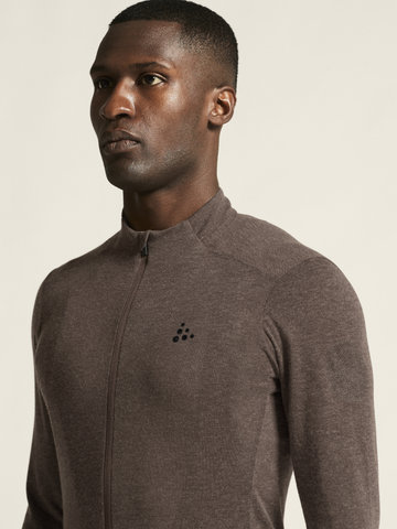 Craft Maillot Core Bike Essence Wool L/S - prune | S