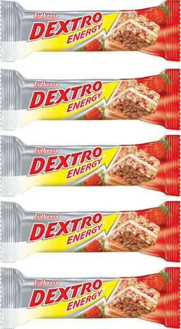 Dextro Energy Riegel - 5 Stück - strawberry