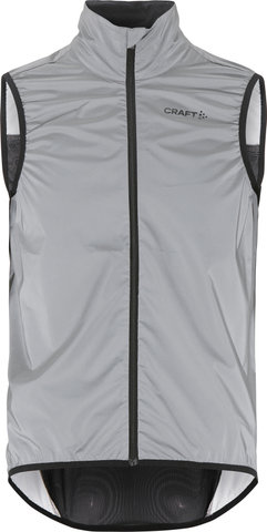 Craft Adv Essence Lumen Wind M Weste - silver reflective-black/M