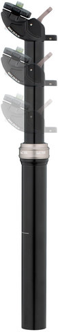 Tige de Selle Dropzone Remote 125 mm - black/31,6 mm / 385 mm / SB 20 mm / sans télécommande