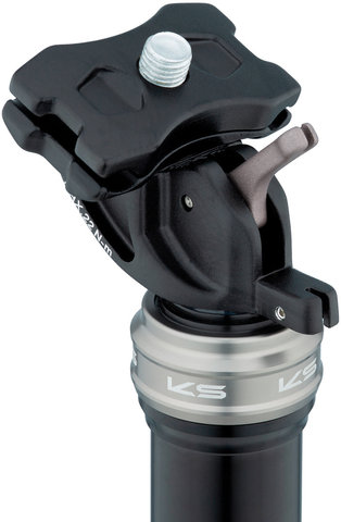 Kind Shock Tija de sillín Dropzone Remote 75 mm - black/30,9 mm / 300 mm / SB 20 mm / sin Remote