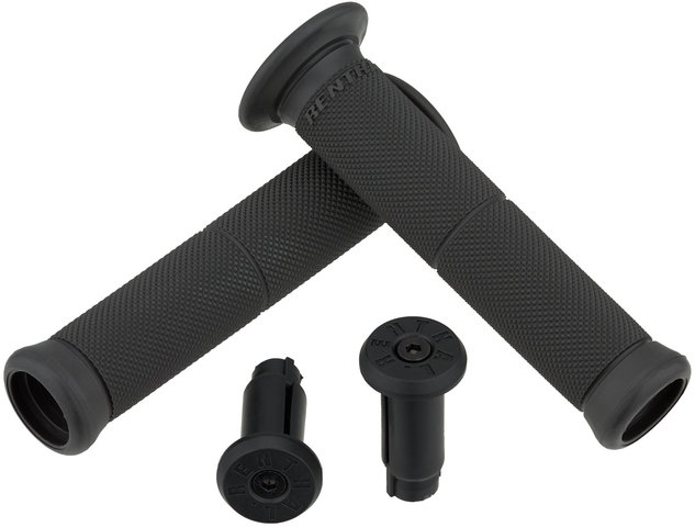 Renthal Push-On Firm Handlebar Grips - black/135 mm
