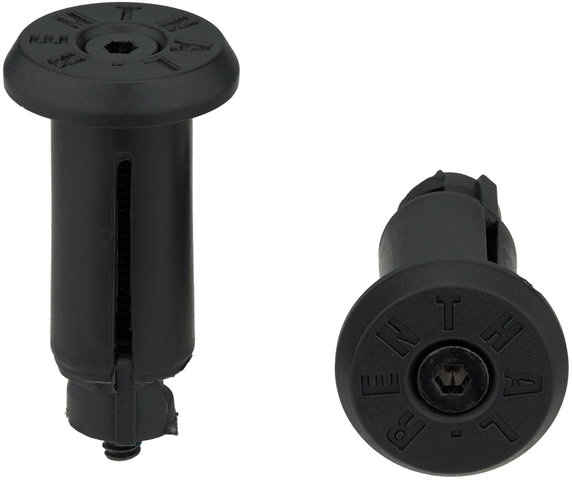 Renthal Puños de manillar Push-On Firm - black/135 mm