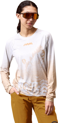 Endura Maillot Singletrack Print L/S pour Dames - aero blue | M