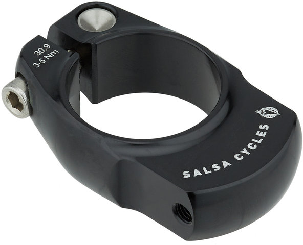 Salsa Attache de Selle Post Lock avec Fixation pour Porte-Bagages - black/30,9 mm