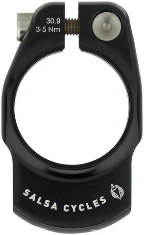 Salsa Attache de Selle Post Lock avec Fixation pour Porte-Bagages - black/30,9 mm