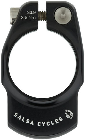 Salsa Post Lock Seat Clamp with Pannier Rack Mount - black/30.9 mm