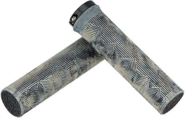 Truvativ Descendant Handlebar Grips - gray-black marble/133 mm