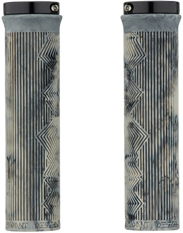 Descendant Handlebar Grips - gray-black marble/133 mm