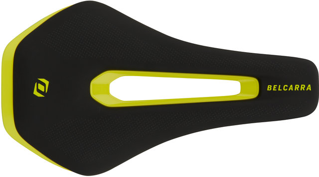 Belcarra V 1.5 Cut-Out Sattel - black-sulphur yellow/140 mm