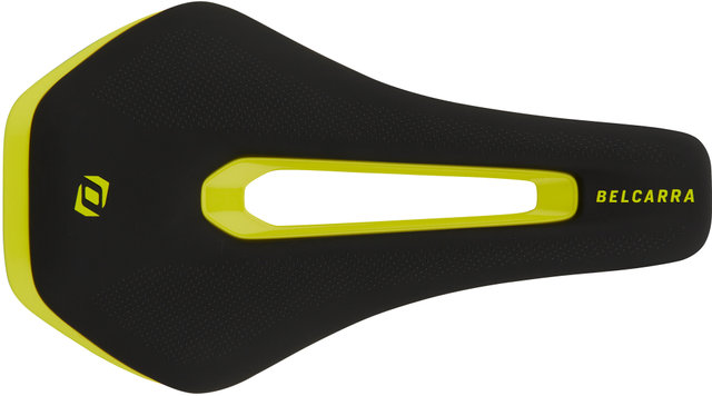 Sillín Belcarra V 1.5 Cut-Out - black-sulphur yellow/140 mm