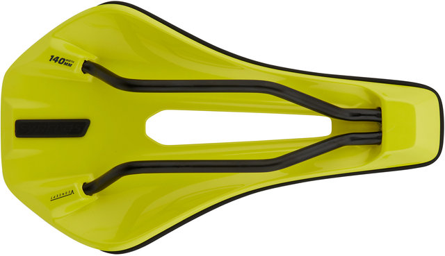 Sillín Belcarra V 1.5 Cut-Out - black-sulphur yellow/140 mm