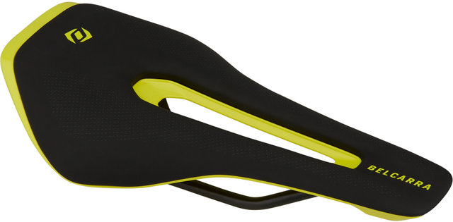 Sillín Belcarra V 1.5 Cut-Out - black-sulphur yellow/140 mm