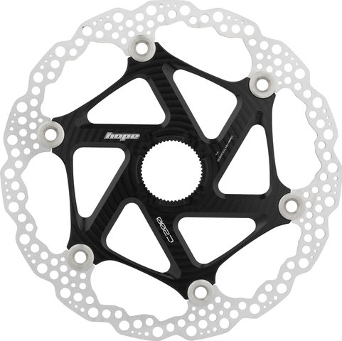 Hope MTB Bremsscheibe Center Lock Floating - black/200 mm