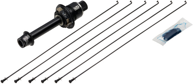 espec Plus Enduro Boost 27,5" Laufradsatz - black/27,5" Satz (VR 15x110 Boost + HR 12x148 Boost) SRAM XD