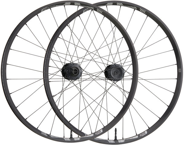 e*thirteen LG1 Plus Enduro Boost 27,5" Laufradsatz - black-silver/27,5" Satz (VR 15x110 Boost + HR 12x148 Boost) SRAM XD