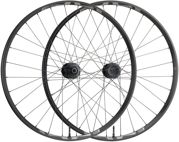 LG1 Plus Enduro Boost 29" Wheelset - black-silver/29" set (front 15x110 Boost + rear 12x148 Boost) SRAM XD