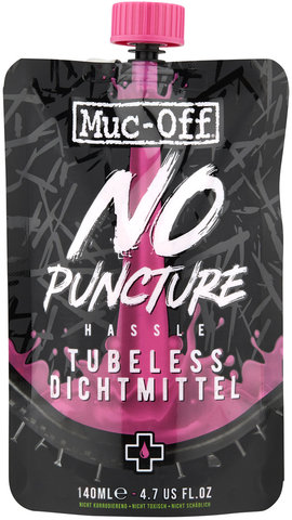 Muc-Off Fluide d'Étanchéité No Puncture Hassle - rose/pochette, 140 ml