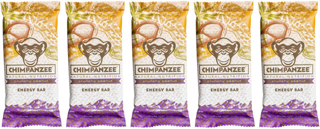 Chimpanzee Barrita Energy Bar - 5 unidades - crunchy peanut/275 g