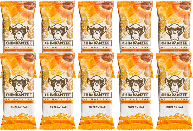 Chimpanzee Barrita Energy Bar - 10 unidades - apricot/550 g