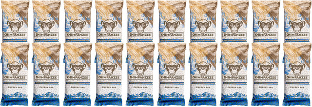 Chimpanzee Barre Energy Bar - 20 pièces - dark chocolate & sea salt/1100 g